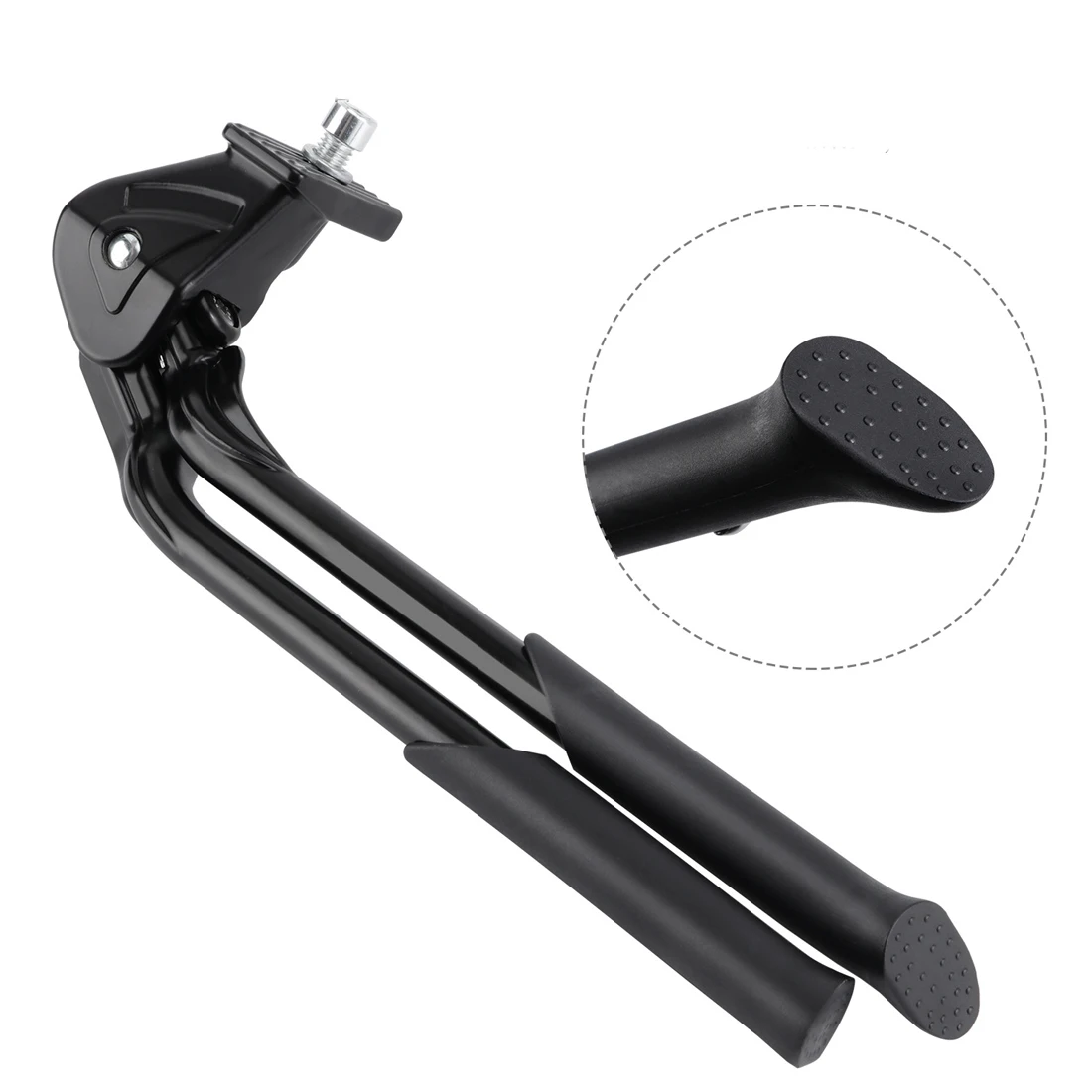 Adjustable Bike Kickstand Center Mount Bicycle Stand Dual Foldable Double Leg Length for 16\