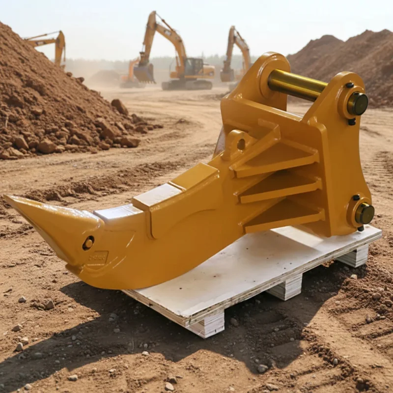 New BOCHUANG Universal Ripper 1-30 Ton Construction Farm Use Easy-To-Replace Tooth Tips Thickened Main Body 1 Year