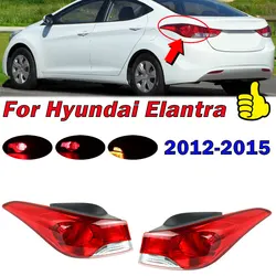 For Hyundai Elantra 2012 2013 2014 2015 Rear Tail Light Turn Signal Light Fog Lamp Housing Without Bulb 92401-3X010 92402-3X010
