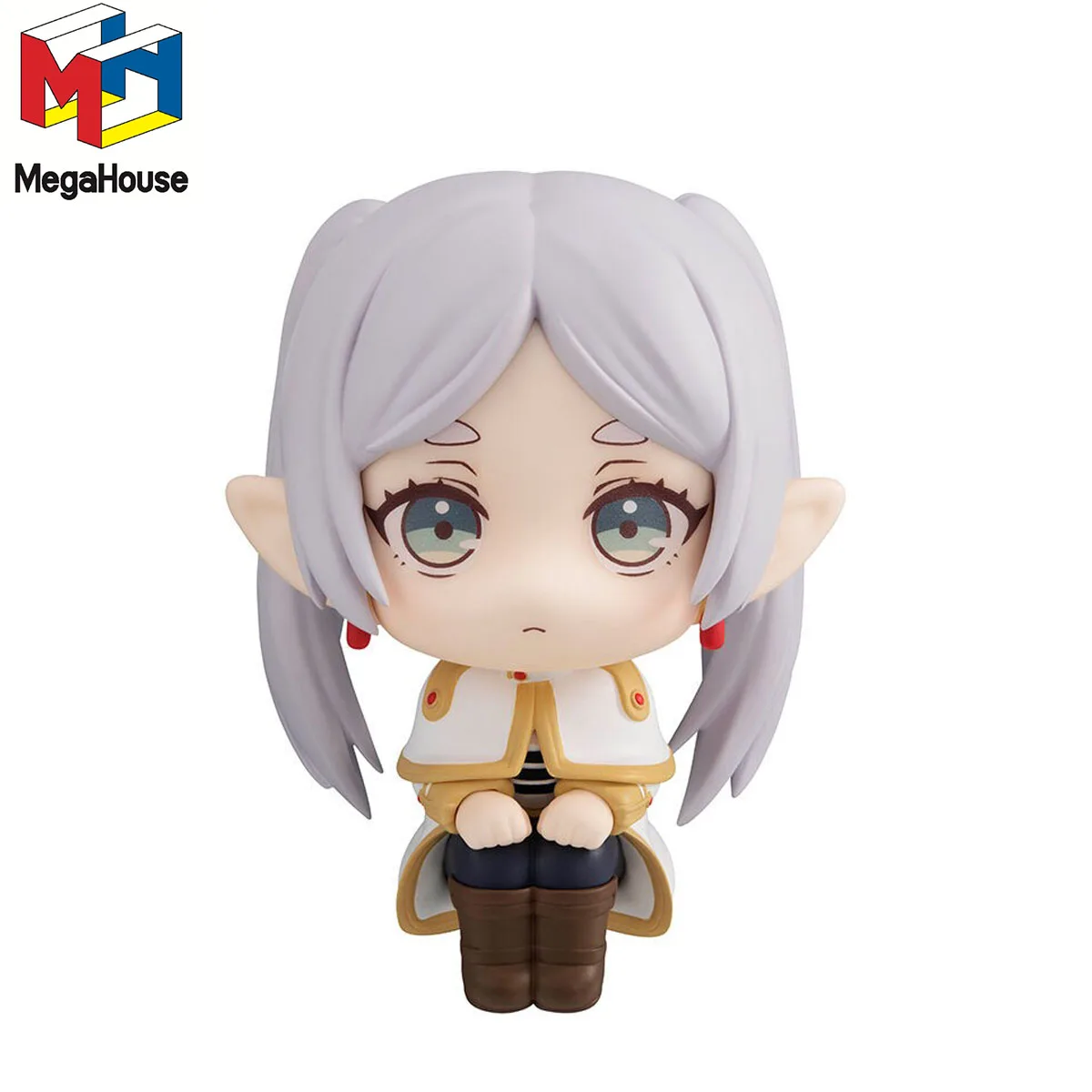 Originale in magazzino MegaHouse Look Up Sousou No Frieren Frieren Anime Figure Action Figure Collection Serie Modello Giocattoli Garage Kit