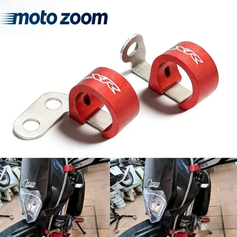 Front Brake Hose Holder Clamp For HONDA XR 150L 125L 190L XR150L XR125L XR190L Brake Cable Lines Clamp GuideMotorcycle