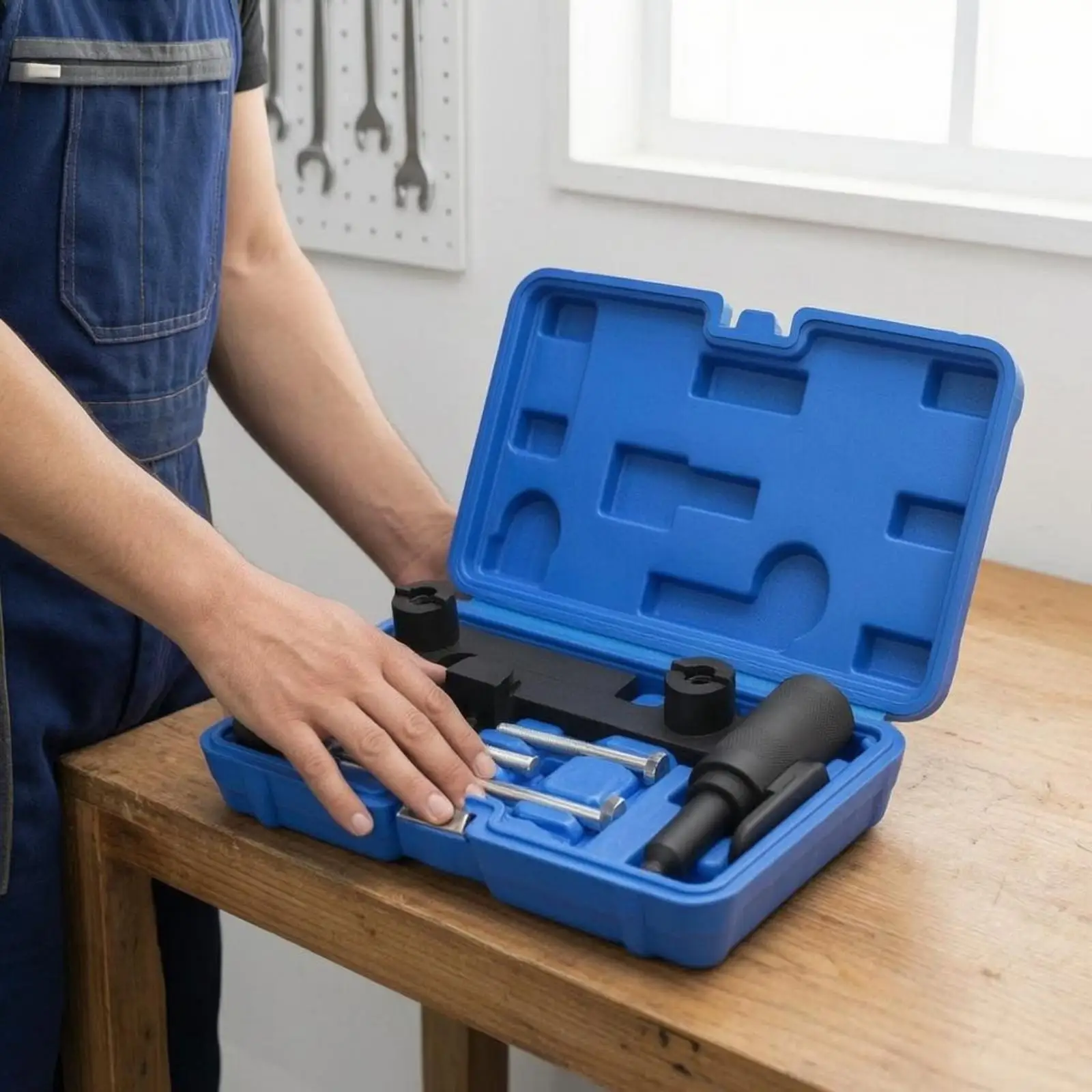 Automotive Timing Tool Kit Hard Timing Fixture Set Molded Interior Camshaft Alignment Tool for Mechanics