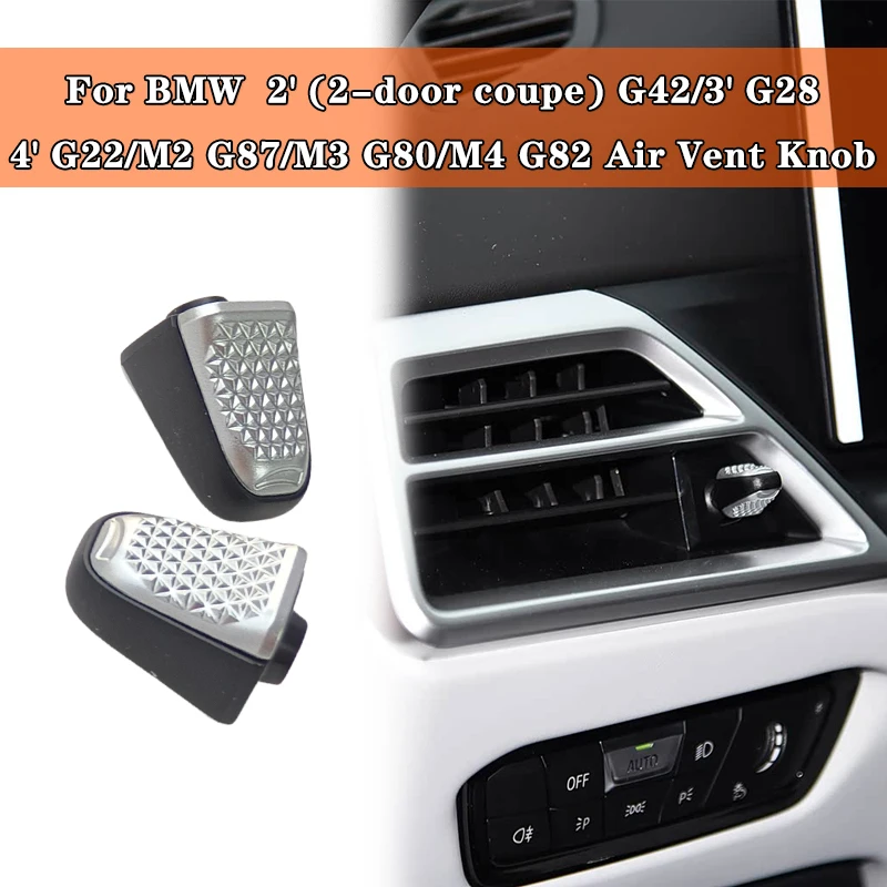 For BMW G28 G22 G42 G87 G80 G82 front air conditioning vent knob 2/3/4 series M2M3M4 air left right wind direction switch lever