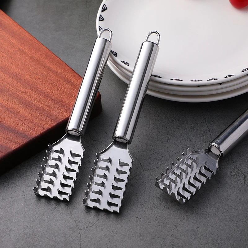 Household Stainless Steel Multifunctional Scaler Kitchen Fish Kill Scaling Knife Brush Stainless Steel Fish Scale Planer Gadgets