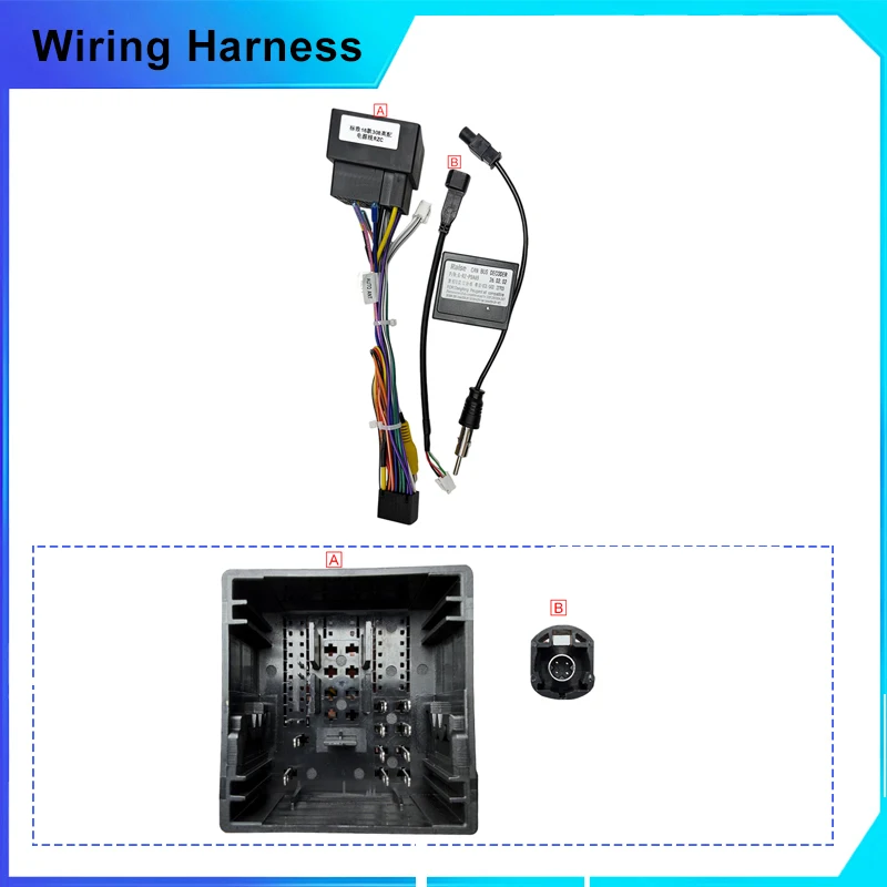 16 Pin Wiring Harness CANBUS Decoder Box Car to Cable Adapter for Peugeot 308 208 2008 4008 508L 2016-2018 Citroen C4 
