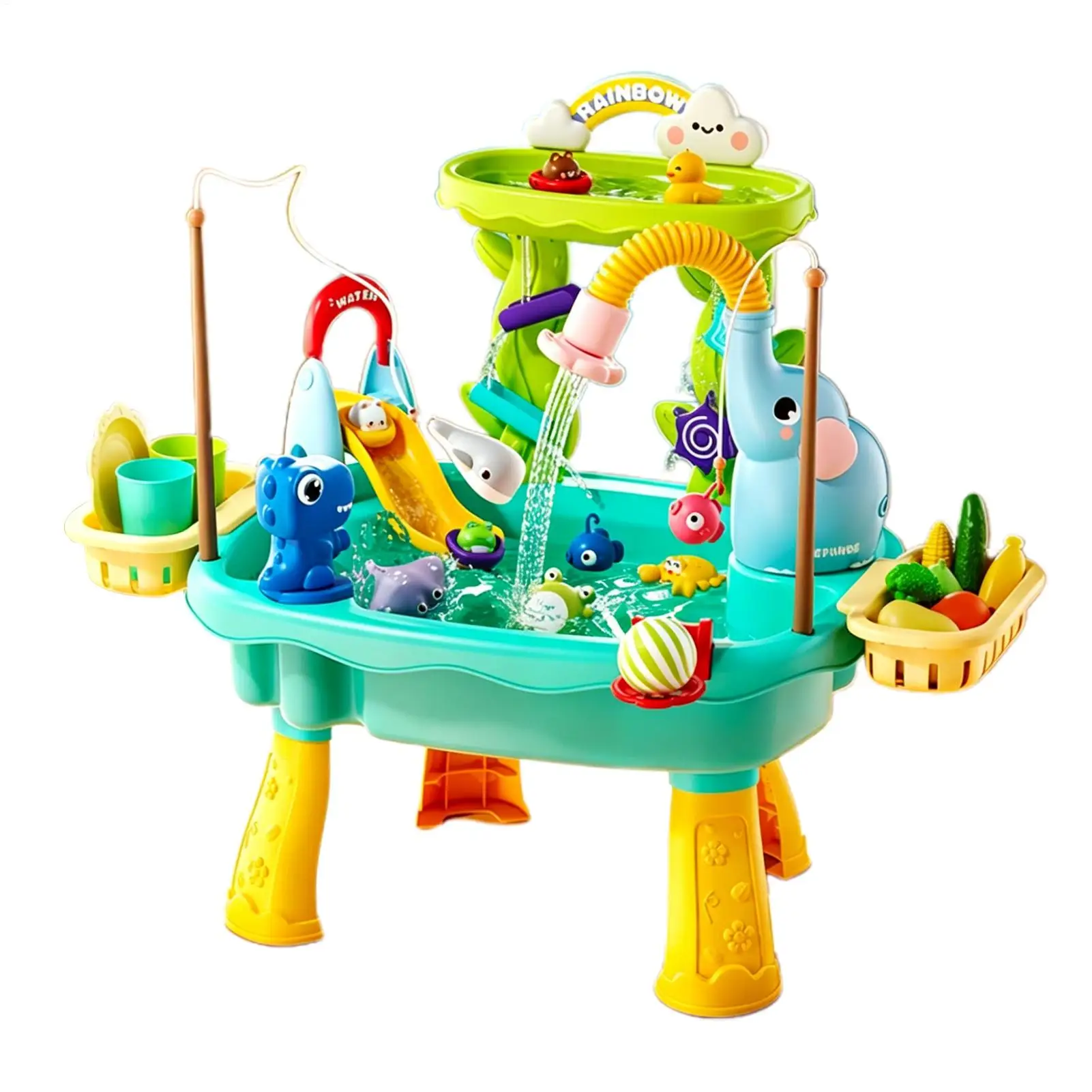 Elektrischer Sand- Und Wassertisch Mit Wasserhahn Und Spielzeug_voghion.com