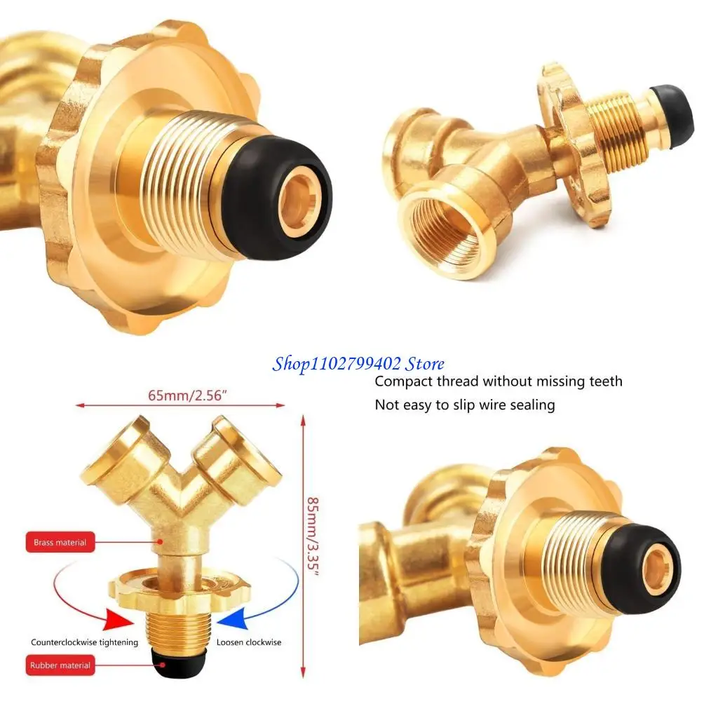 

547F Reliable Brass Pressure Relief Solution Double Reducing Valves Heavy Duty Pressure Adjuster for Plumbing Applications