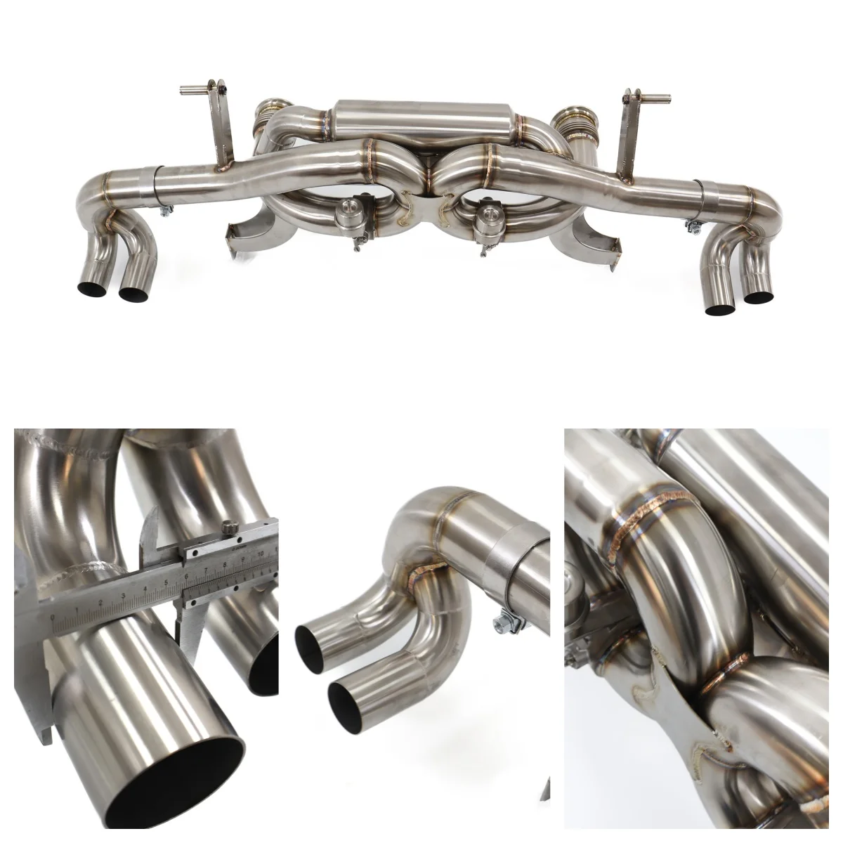 

For Lamborghini Gallardo LP550 LP560 LP570 Catback With Valve Stainless Steel Exhaust System Performance Quality certification H