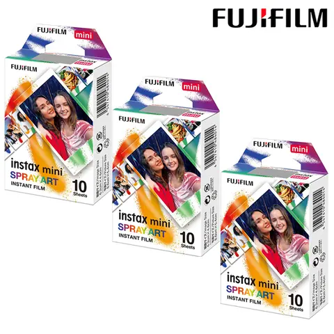 Fujifilm Instax Mini Film Instax Mini 12 Spray Art Design Kleurenfilm voor Fuji Mini 11 8 9 25 26 70 90 Instant Camera SP-1 SP-2