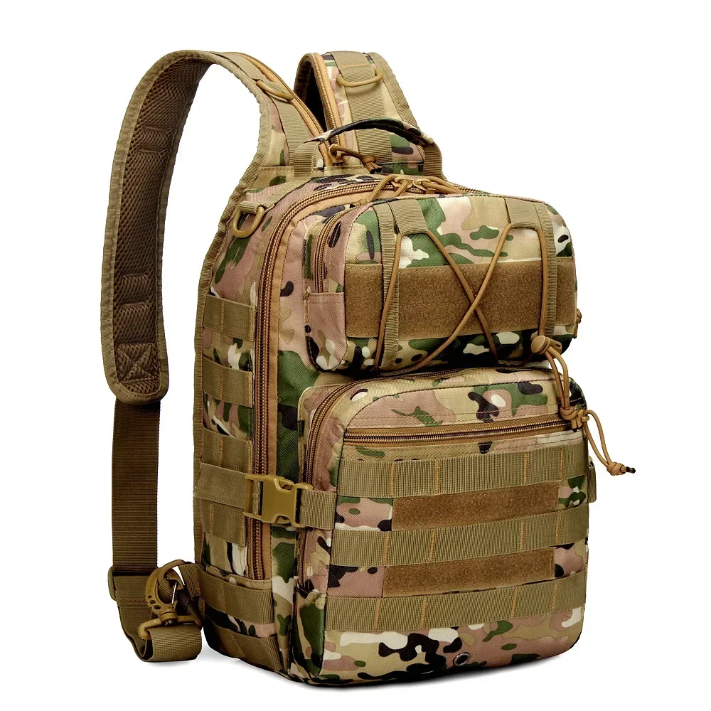 Multifunctional Sports Outdoor Tactical Army Camouflage Chest Bag Shoulder Backpack Cycling Travel Backpack