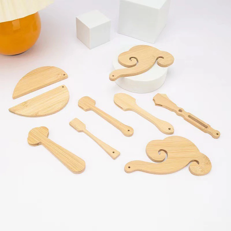 Handheld Fan Handle DIY Making Kit Bamboo Stick Craft Sticks Chinese Style Handle Reusable Replacement Fan Accessories