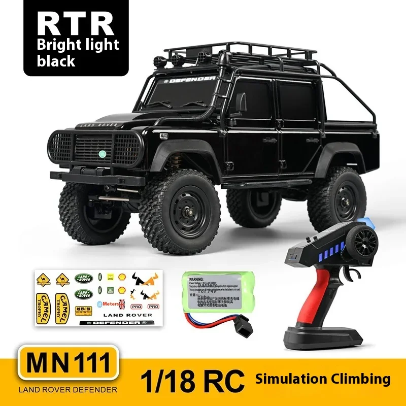 Nuevo Producto 1:18 Defender coche de escalada Mn111 Control remoto adulto profesional 4wd todoterreno vehículos Rc coches juguete para regalo para niños