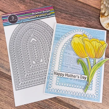 Fustella In Metallo Alinacutle Per Scrapbooking – 31 Etichette – Acciaio Cromato Per Macchine Da Taglio