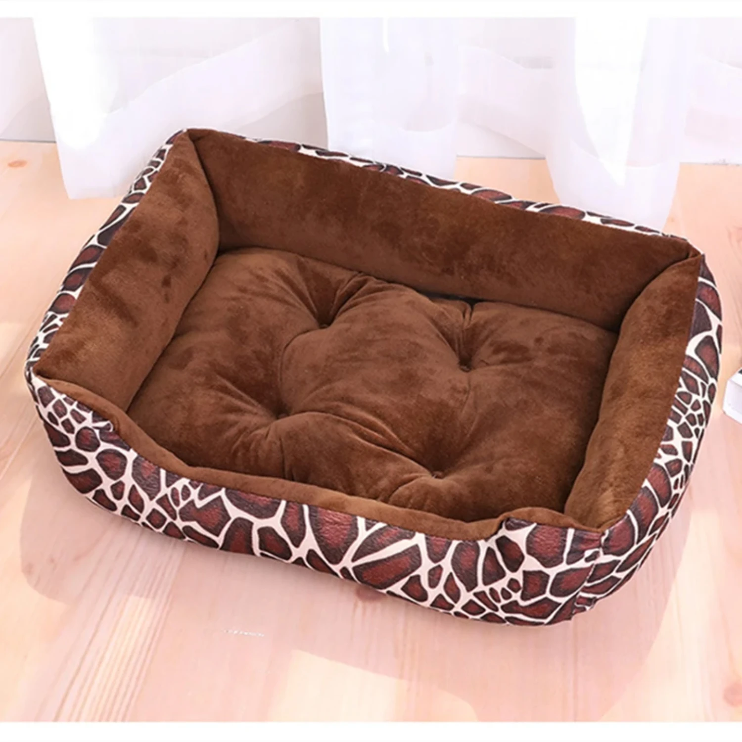 Flannel Pet Accessories Large Medium Small Dogs House Cushion Cat Bed - Comfy Dog Bed Sofa Mats for Dogs and Cats