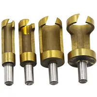 Hole Opener Bit Drill Bits 4Pcs 6-16mm 6.35mm Shank Cylinder Type Drilling For Wood Plastic Power Tools Rubber