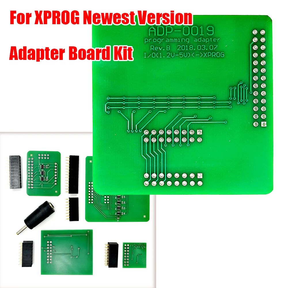 Adapter Board Kit for XPROG Newest Version Full Set for Auto ECU Chip Tuning Programmer Reading Writing PCB Board V6.50/6.70/7.0