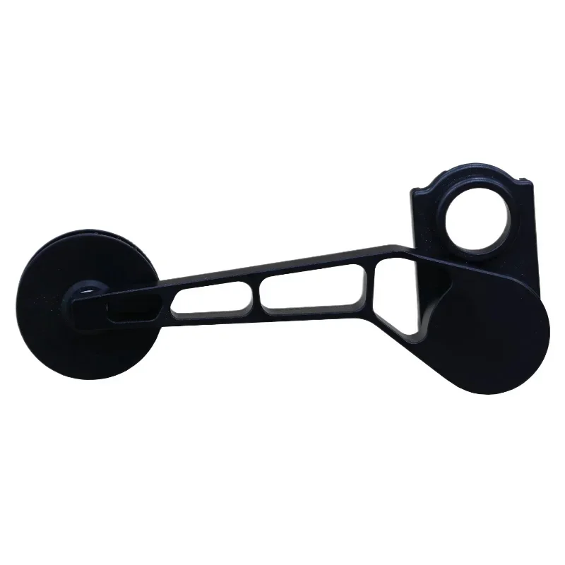 

A new structure of chain extender, chain press, guide wheel steering wheel