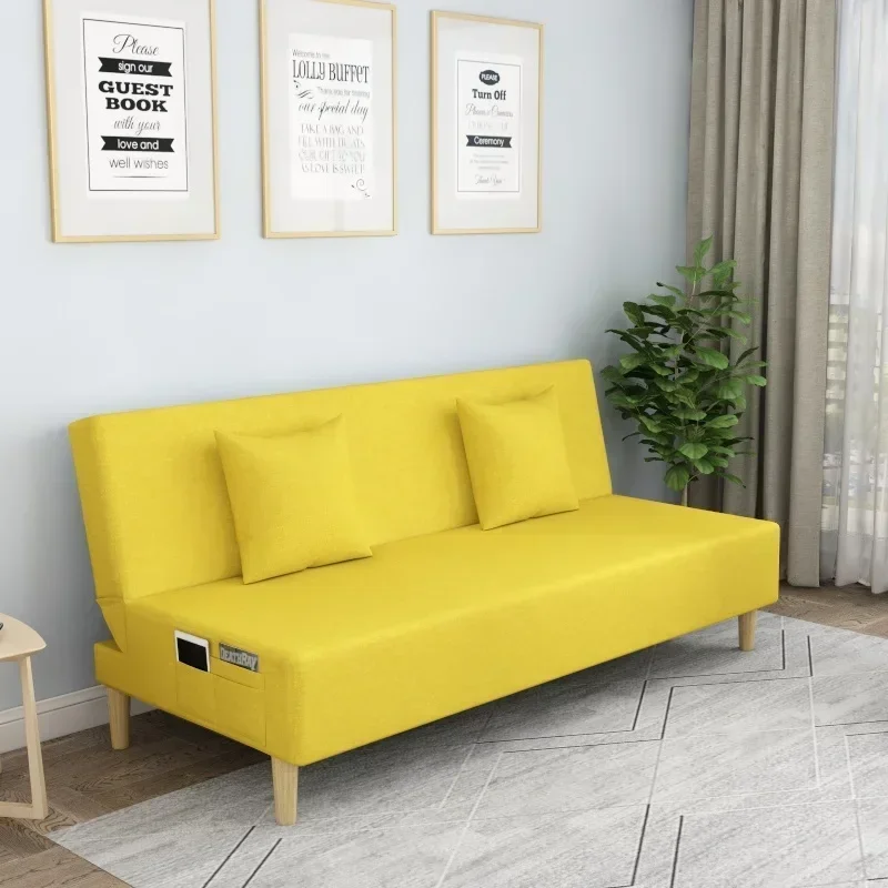 ٪ أرائك غرفة المعيشة متعددة الوظائف الاسكندنافية سرير قابل للطي لأثاث غرفة المعيشة سرير مفرد بسيط الترفيه النسيج مسند الظهر لذلك #6