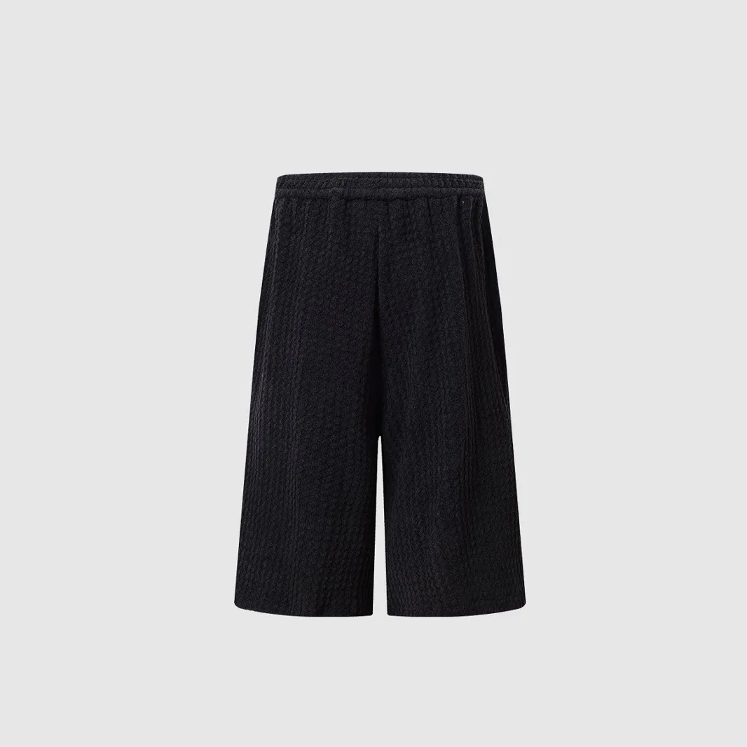 

Summer New American Retro Fashion Men and Women Simple Cropped Pants Loose Casual Shorts