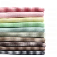 145x50cm 2mm Small Plaid Colorful Cotton Fabric Yarn-Dyed Clothes Handmade DIY Kindergarten Activity Decoration Sewing Cloth 5