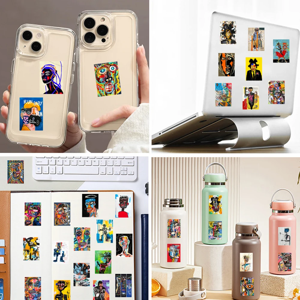 10/30/50PCS Abstract Personalized Poster Stickers Graffiti Painting for Water Cup Phone Computer Notebook Stationery Luggage