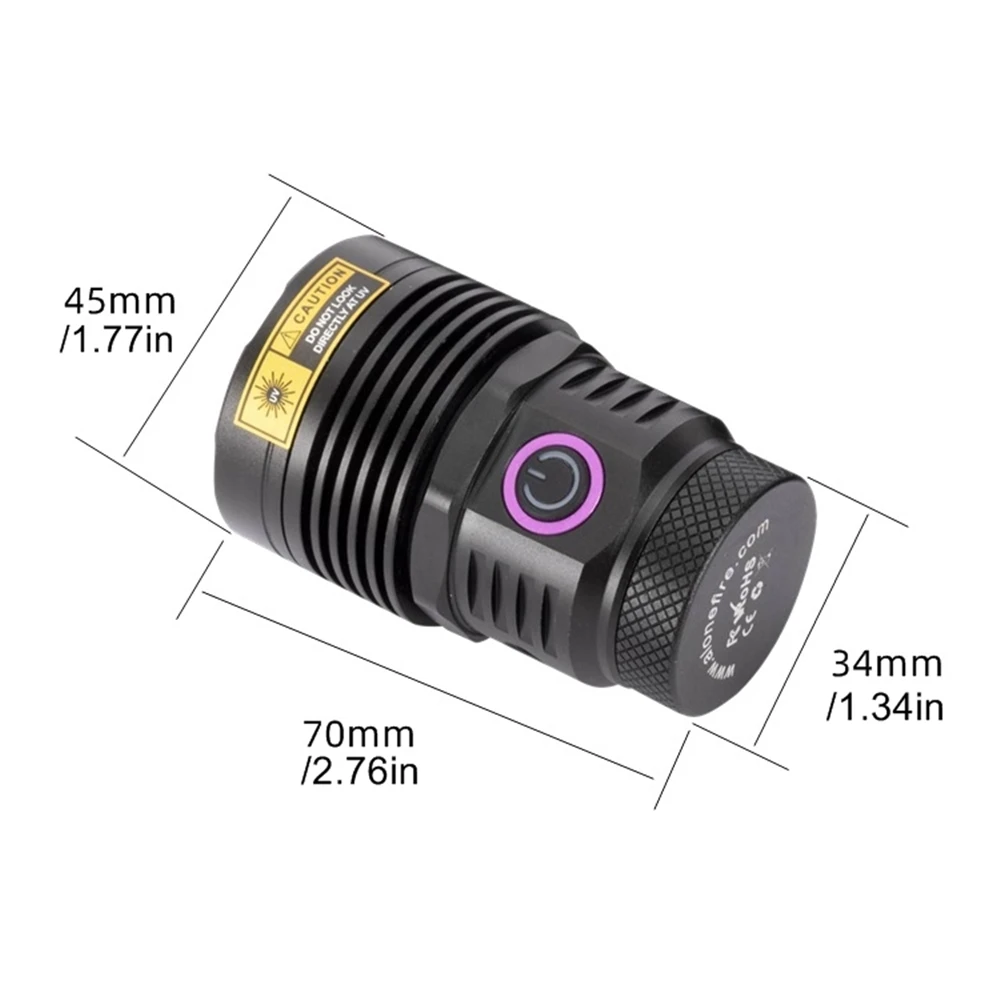 Luz negra UV LED alta potencia alimentada por USB para curado - imagen 5