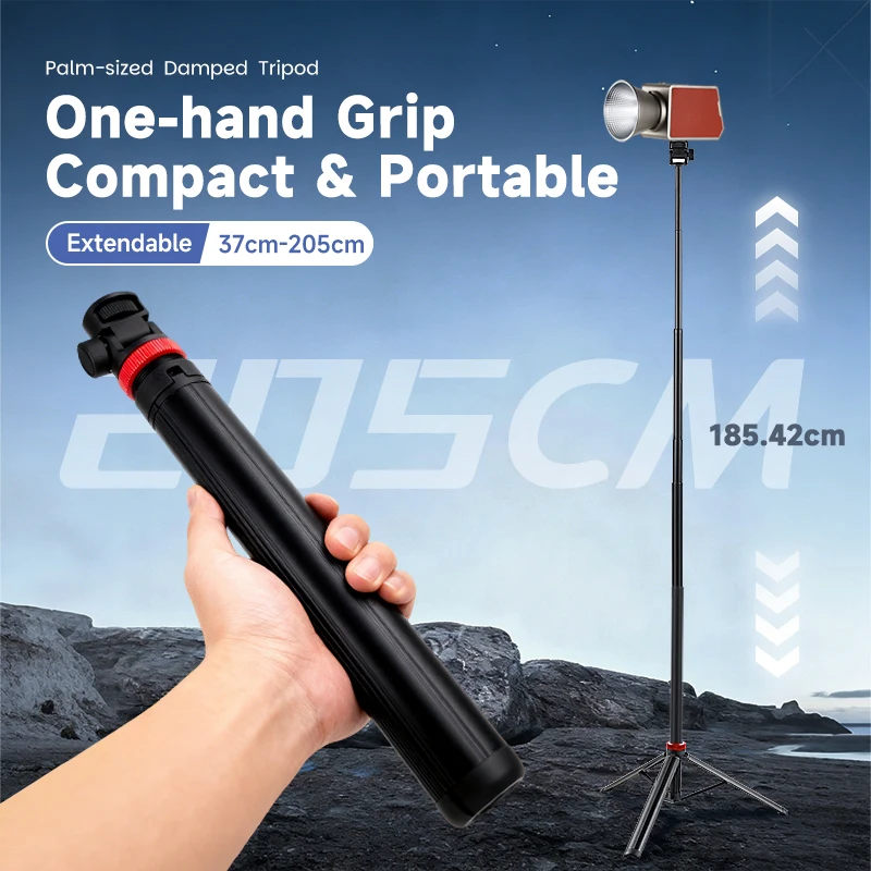 MT-79 Camera Tripod Extendable Aluminum Tripod with 1/4