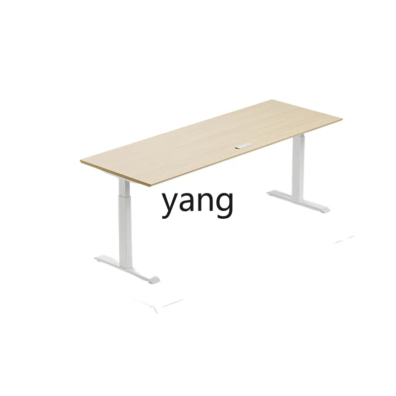 

Yjq Lifting Electric Boss Desk Computer Study Desk Smart Standing Workbench Mobile