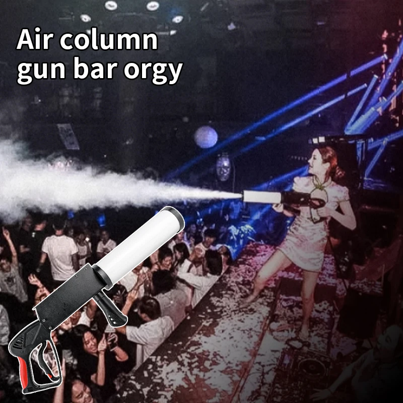 Imagem -03 - Handheld Led Cryo Gun Co2 Jet Machine Pistol Luminous Stage Gun Co2 Smoke Effect dj Disco Party e Casamento