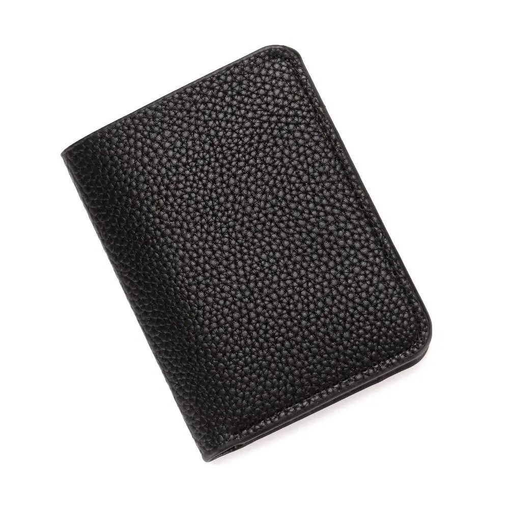 Men Wallet Short Card Holder Mini Male Purse Slim Wallet Embossed Leather Wallets Money Clips Ultra-thin ID Card Holders