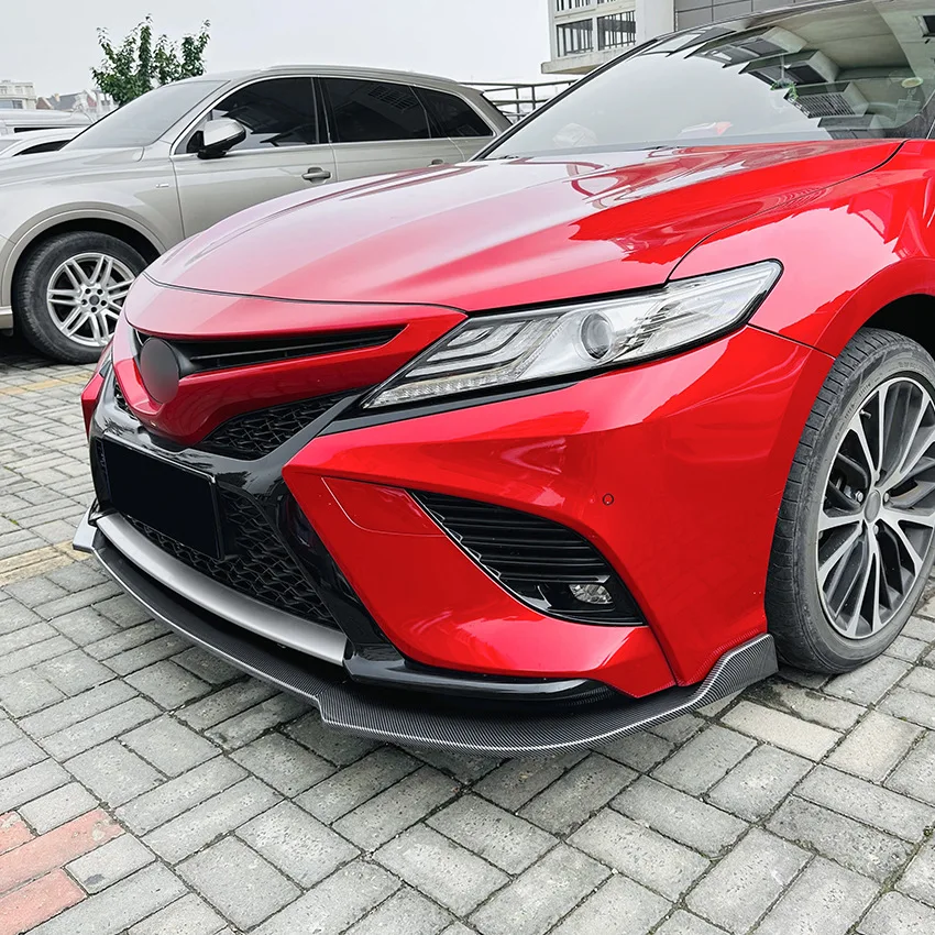 

For Toyota Camry 8th Gen Sport 2018--2020 Accessories Front Bumper Lip Spoiler Upgrade Kit