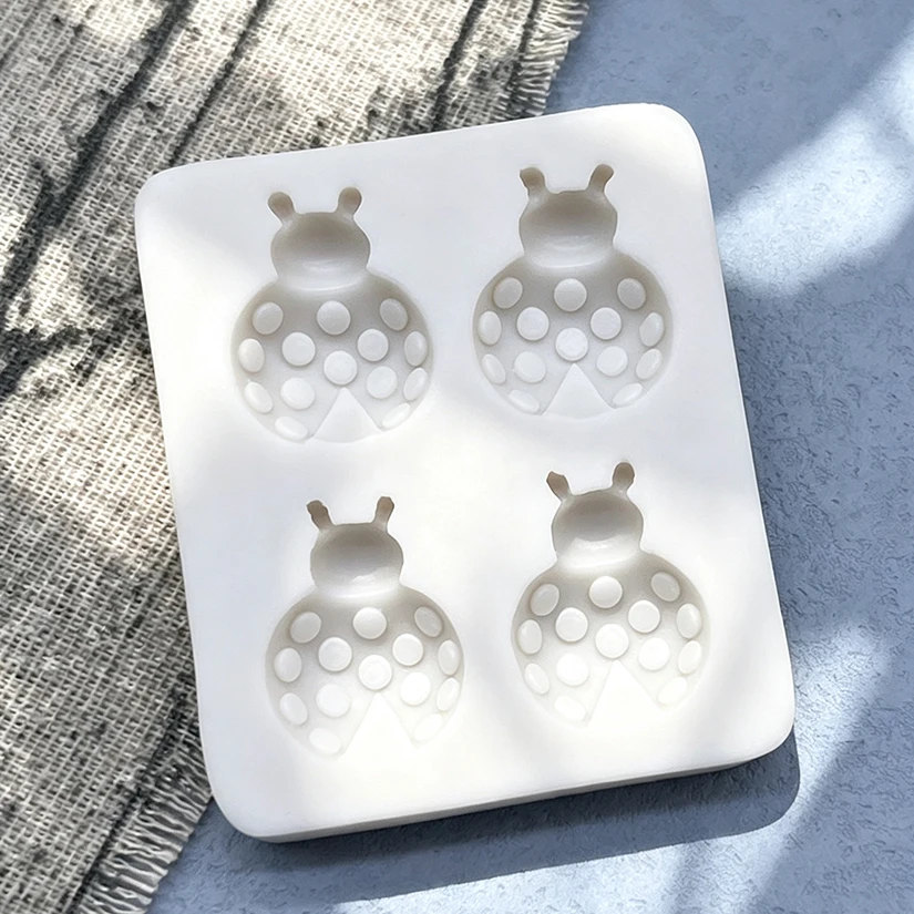 Ladybug Silicone Sugarcraft Mold Resin Tools Cupcake Baking Mould Fondant Cake Decorating Tools