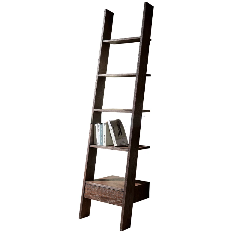 Ash Wood Bookshelf Design Art Simple Decorative Frame