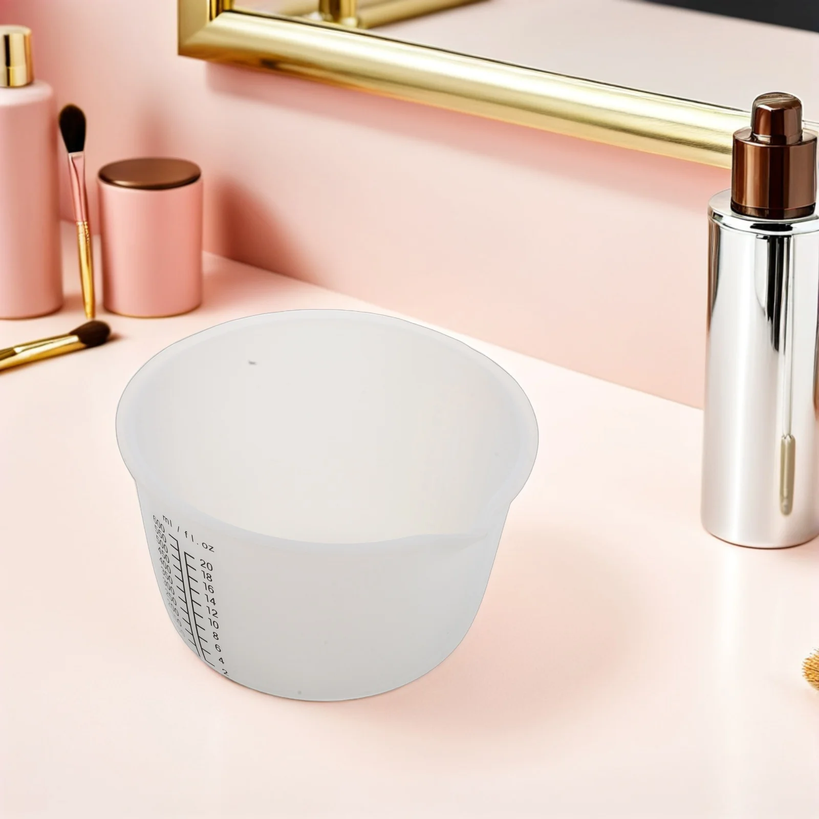 

3 шт., инструменты для кристаллической смолы, 600 мл, силиконовые мерные стаканчики, многоразовые антипригарные чашки для смешивания для изготовления эпоксидных ювелирных изделий, поделки своими руками