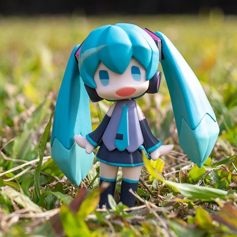 Anime Hatsune Miku Creatieve Cartoon Kawaii Q Versie Figuur PVC Model Speelgoed Pop Decoratie Collectie Ornamenten Geschenken Boxed 10CM