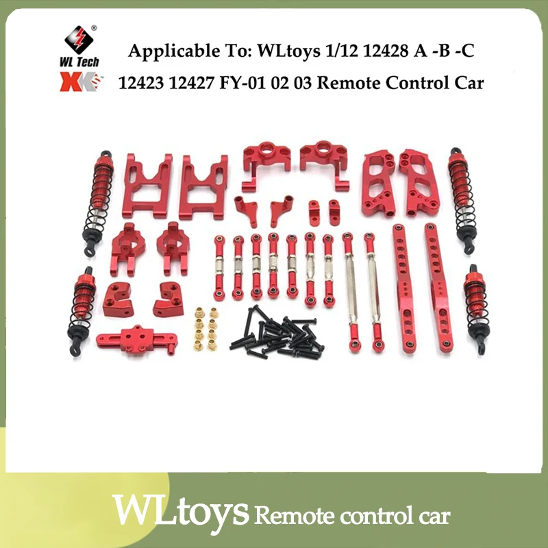 Wltoys-conjunto Accesorios Metal Para Coche Teledirigido, Juego Piezas Mejoradas, Wltoys 1/12 12423 12427 12428 12429 FY01 02 03