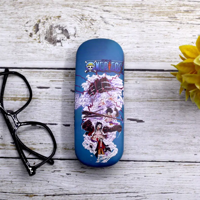 جديد قطعة واحدة أنيمي لوفي زورونامي الكرتون موضة كول بسيط دائم المحمولة المضادة للضغط صندوق نظارات بالجملة #5