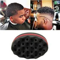 Magic Twist Hair Sponge Set, Curling Sponge Brush, Perm Grid Comb, Metal African Insert Comb, Hair Salon Hairstyle Set 2