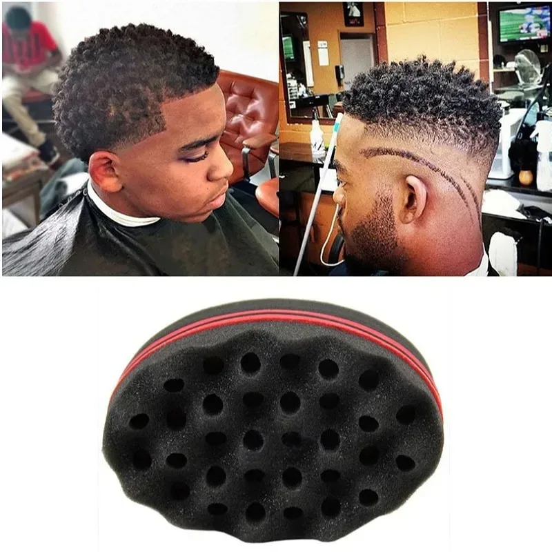 Magic Twist Hair Sponge Set, Curling Sponge Brush, Perm Grid Comb, Metal African Insert Comb, Hair Salon Hairstyle Set