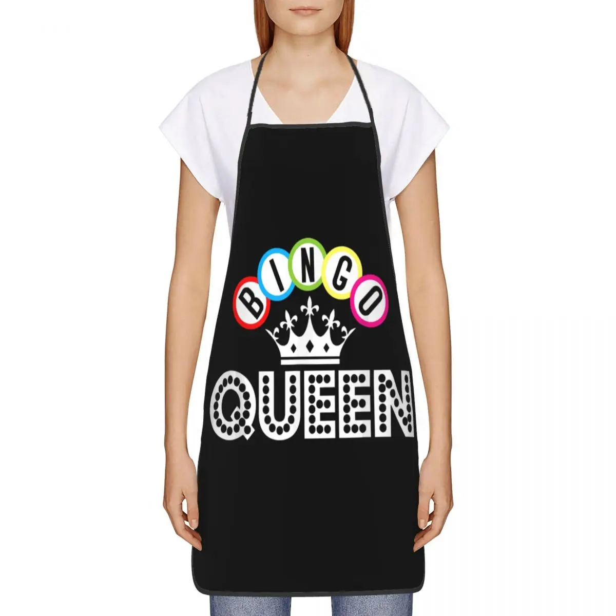 Hot Game Bingo Funny Aprons for Women Men Adult Unisex Kitchen Chef Bib Tablier Cuisine Cooking Baking Painting