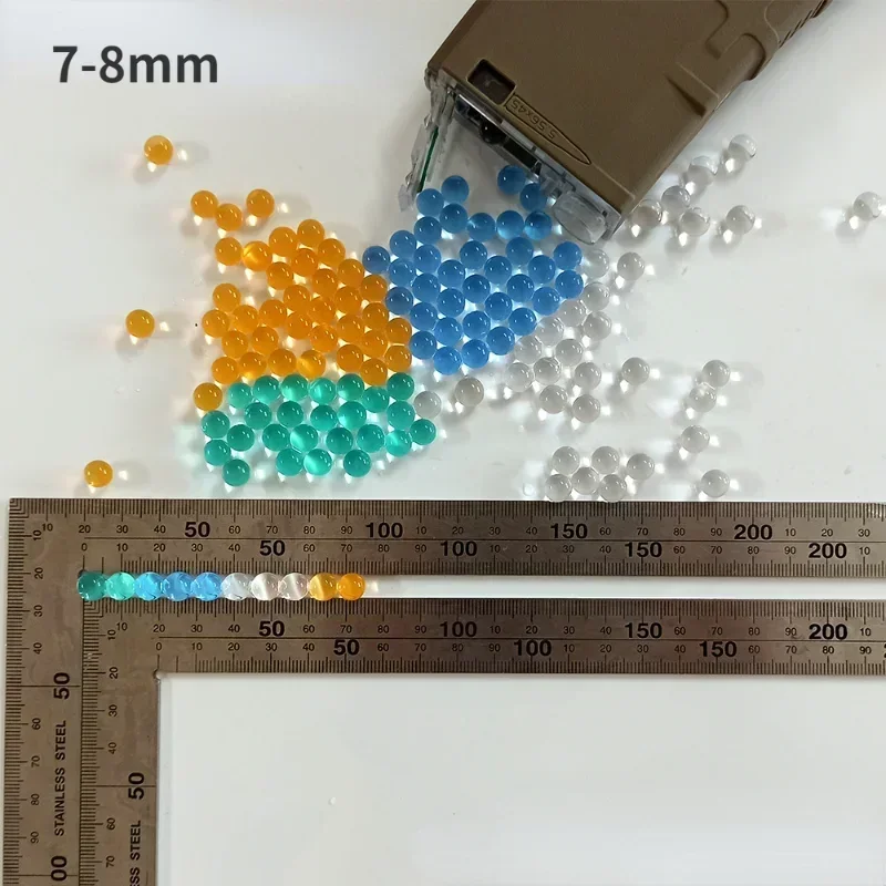 30000 uds/botella de cristal de barro, mezcla de colores, Color puro, cuentas de agua de polímero de hidrogel, juguete para niños, decoración del hogar, regalo de fiesta de boda