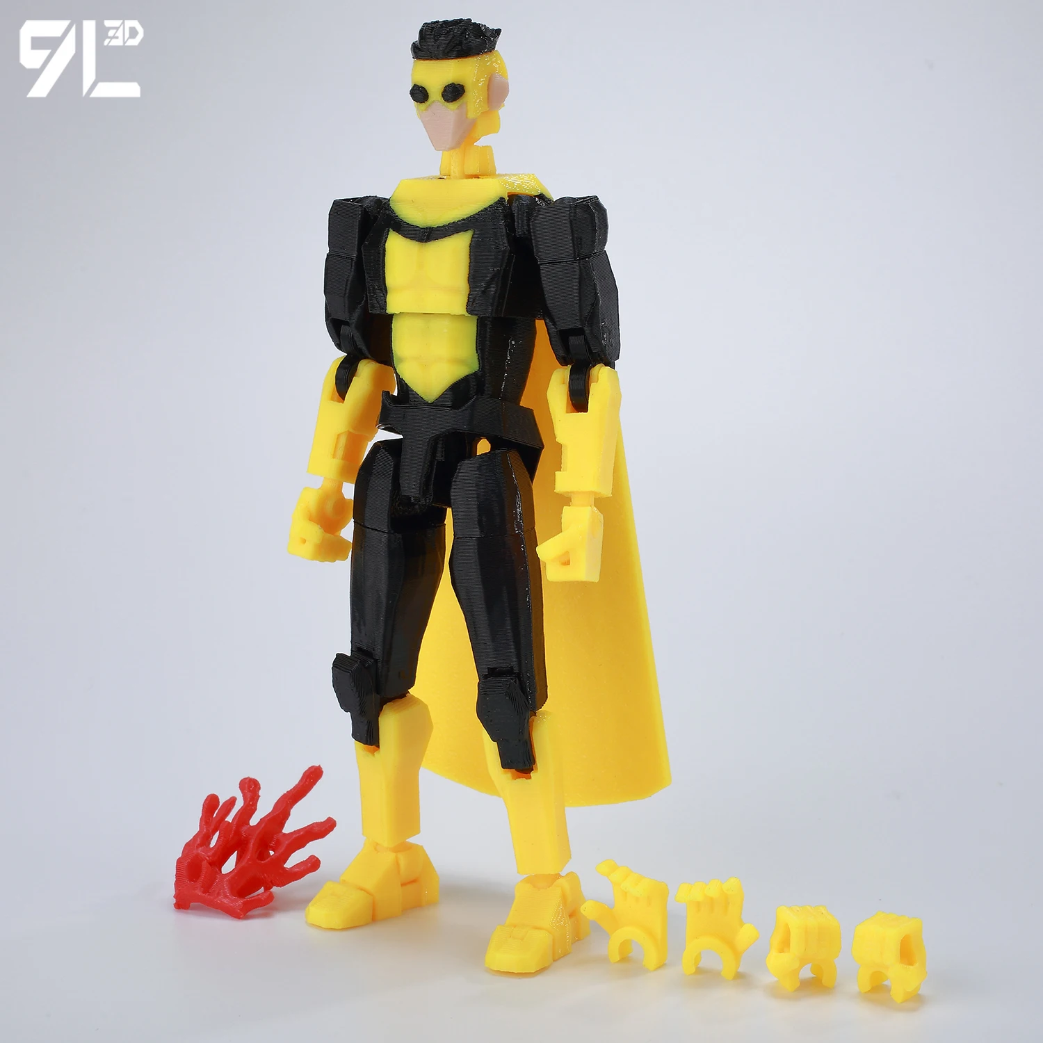 9L3D Superhero Team Invincible Boy Heroes Action Figure Lucky13 Dummy13 Veelkleurige T13 Multi-Jointed Collectible Toys Titan13