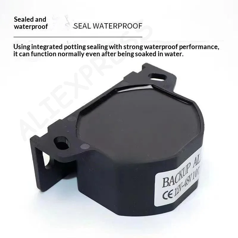 [G]Universal 12-48V Car Reverse Alarm Heavy Duty Waterproof Backup Buzzer Horn Safety Warning Alert for Truck Van RV ATV