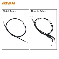 OTOM Motorcycle Clutch Cable Throttle Cable Carburetor Choke Control Line Pull Wire For KAWAISAKI KX250F KX450F Pit Dirt Bike