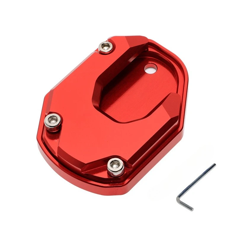 Motorcycle Kickstand Decoration For KYMCO Xciting250 CT250 Xciting300 Xciting S350 Xciting400 Parking Rack Base Plus Pad