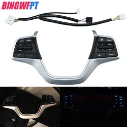 Multifunction Cruise Control Steering Wheel Buttons Switch For Hyundai Elantra 1.6l 2016 2017 2018 2019 Car Accessories