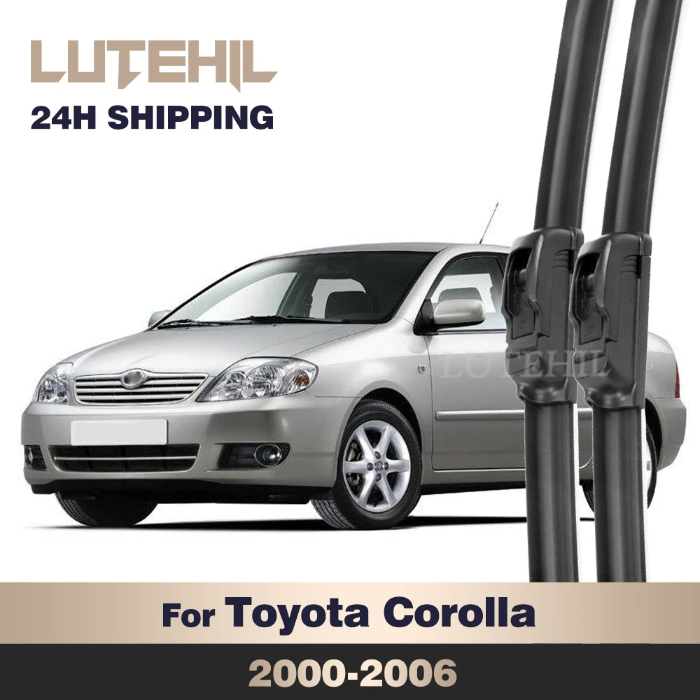

For Toyota Corolla E120 E130 120 130 2000-2006 2001 2002 2003 2004 Wiper Front Wiper Blades Windshield Windscreen Window 22"+19"