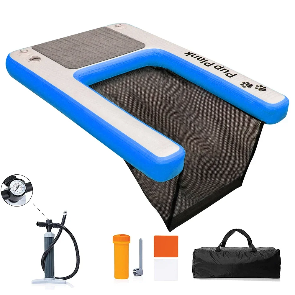 Plancha inflable personalizada para cachorros, rampa para perros S/LXL para recreación de mascotas con amarre para barcos, piscinas y muelles, superventas