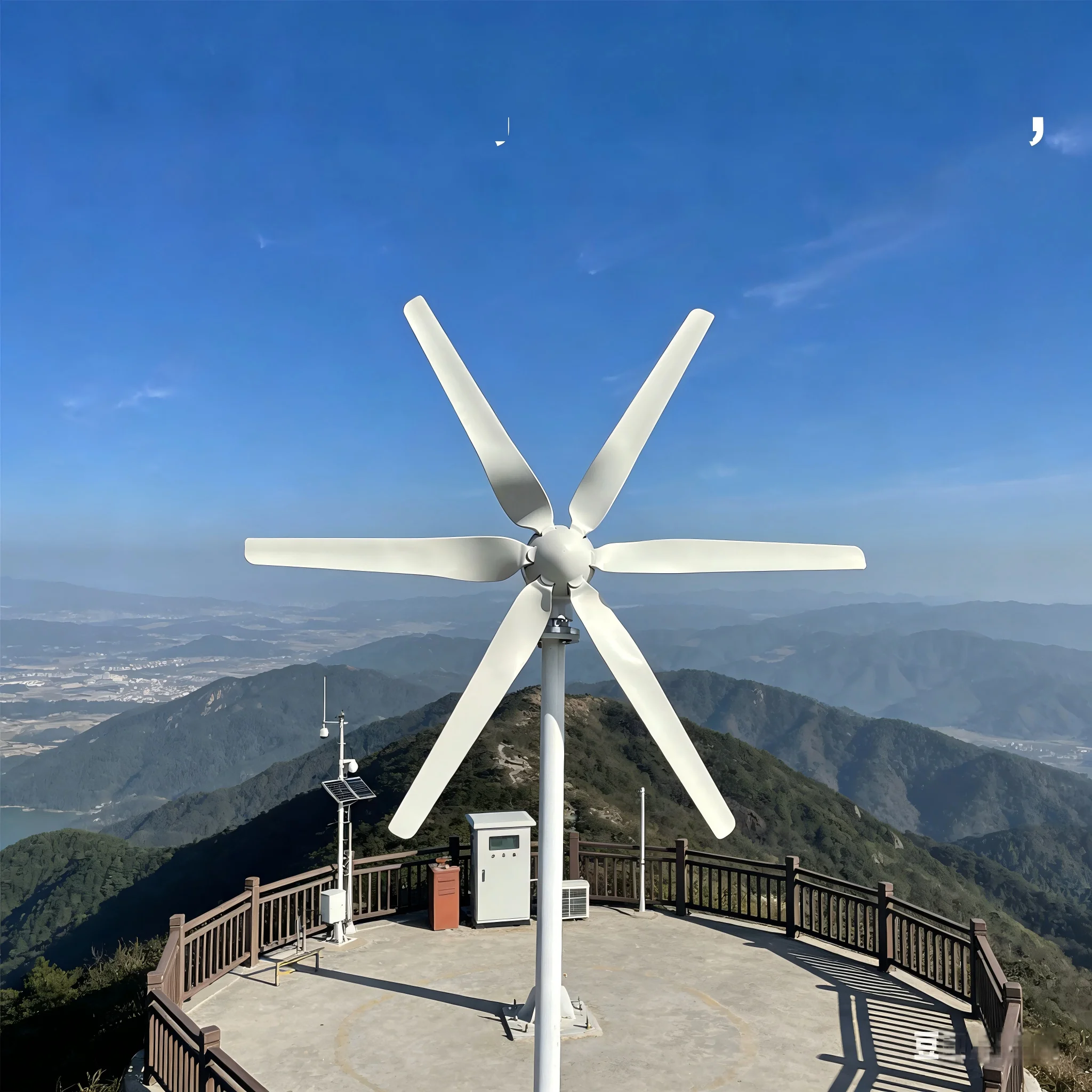 3KW Horizontal Axis Windmill 12V 24V 48V 3-Phase Permanent Magnet for Farm Irrigation