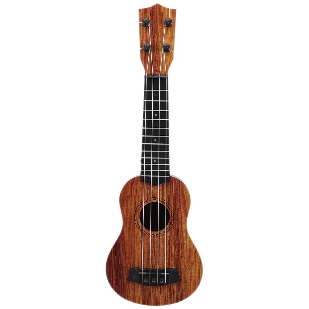 

Imitation Miniature Ukulele Toy Kids Ukulele Toy Toddler Musical Instrument Toy Kids Supply wooden guitar toy